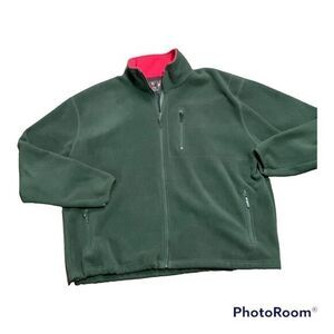 Rivers‎ mens green zip up fleece jacket xl. Cozy casual